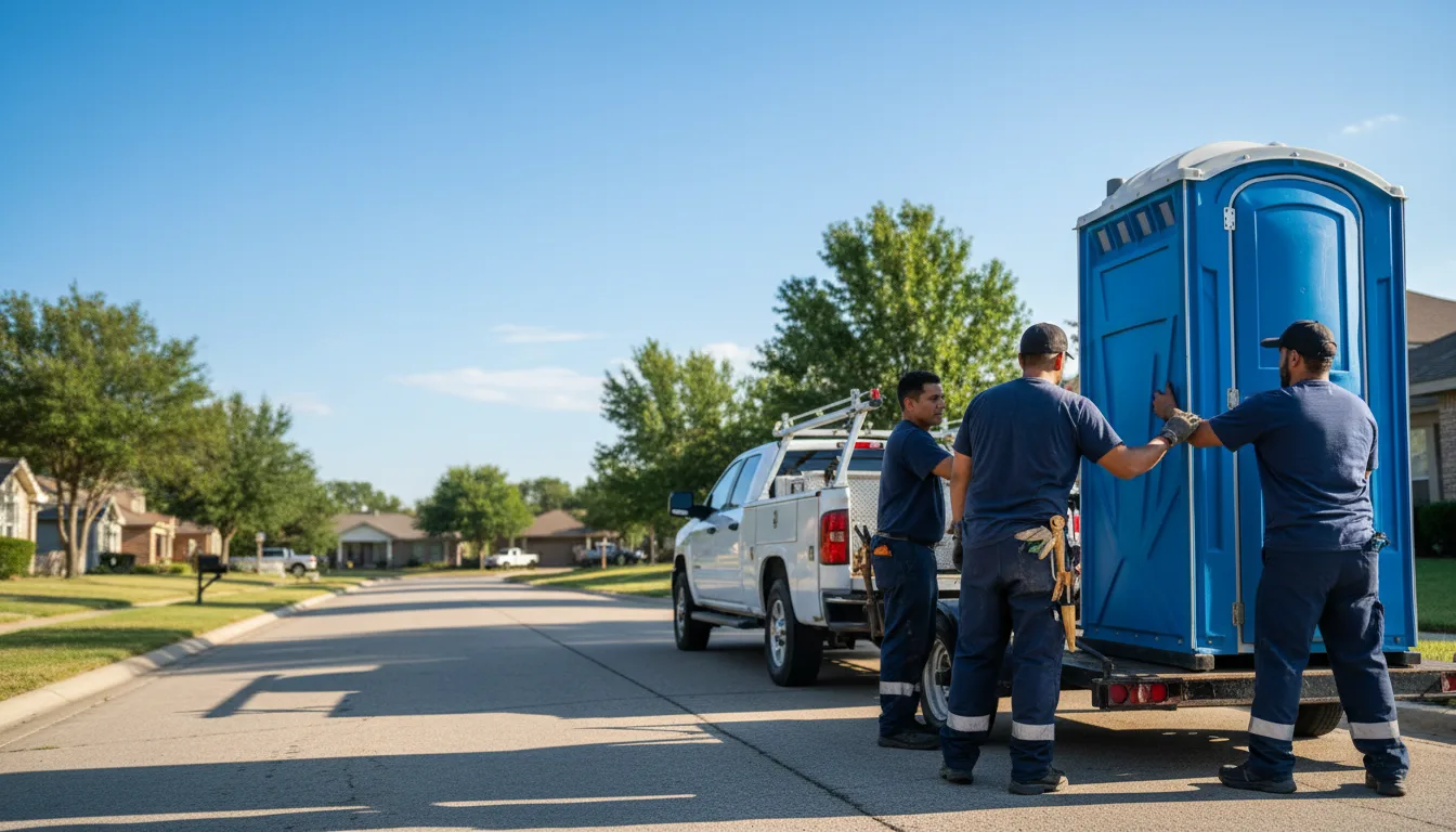 Portable Toilet Rental in Calvert, TX near me